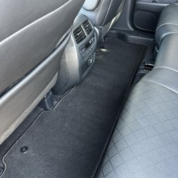 Back seat of my Honda Passport Back seat of my Honda Passport