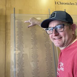 Found my dads name on the wall