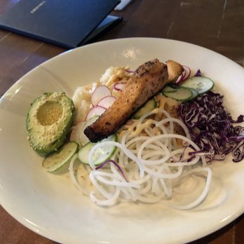 Earls Kitchen + Bar - Salmon Zen Bowl - Canadian (New) Near Me - Banff, Alberta Earls Kitchen + Bar - Salmon Zen Bowl - Canadian (New) Near Me - Banff, Alberta