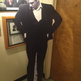 Lots of johnny cash memorabilia