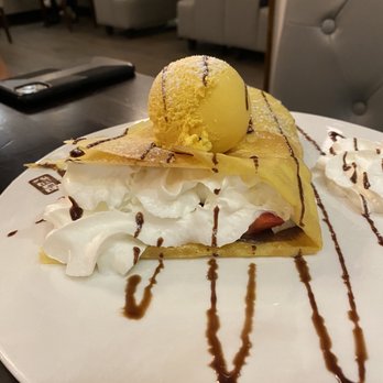 Mango Mango Dessert - mango strawberry Nutella crepe with mango nice cream - Desserts Near Me - Brooklyn, New York Mango Mango Dessert - mango strawberry Nutella crepe with mango nice cream - Desserts Near Me - Brooklyn, New York