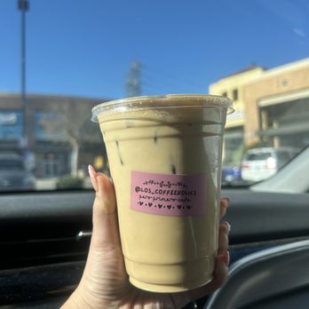 Los Coffeeholics - Iced Mazapan Latte - Coffee & Tea Near Me - Valencia, California