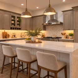 Granite Expo Outlet - Fabuwood - Desert Oak Kitchen Cabinets