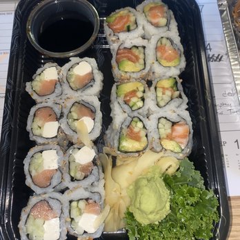 Mr Sushi - Alaskan and Philadelphia rolls ... not bad at all ! - Sushi Bars Near Me - Pompton Lakes, New Jersey