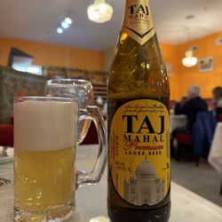 Taste of India - Taj beer, tall