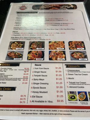 Menu photo 1 Hashi Japanese Kitchen Allen, TX Menu photo 1 Hashi Japanese Kitchen Allen, TX