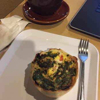 Monkey Nest Coffee - Huney Luv latte and spinach feta quiche - Coffee & Tea Near Me - Austin, Texas Monkey Nest Coffee - Huney Luv latte and spinach feta quiche - Coffee & Tea Near Me - Austin, Texas