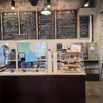 Chris's Coffee & Custard - The ordering counter with the menus high above on the wall. - Ice Cream & Frozen Yogurt Near Me - Roanoke, Virginia Chris's Coffee & Custard - The ordering counter with the menus high above on the wall. - Ice Cream & Frozen Yogurt Near Me - Roanoke, Virginia