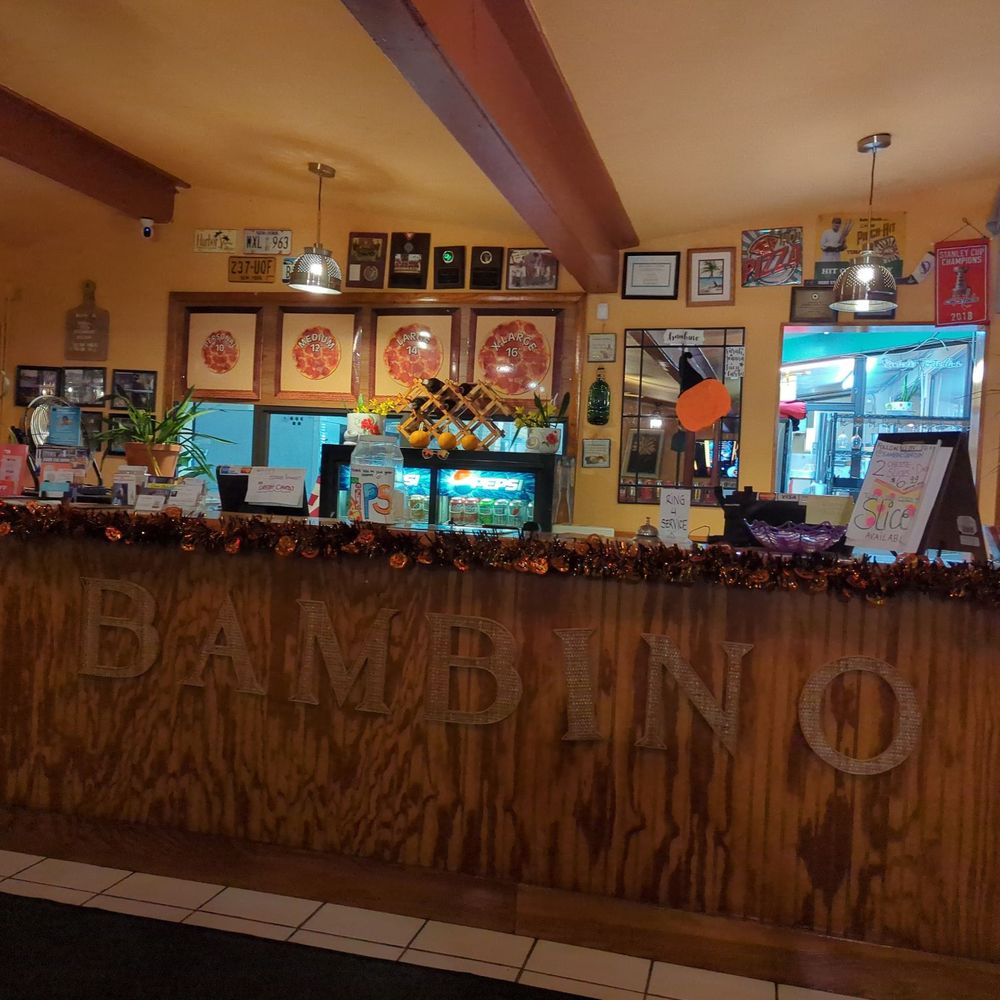Bambino Pizza - the front counter of a restaurant - Pizza Near Me - Dunedin, Florida