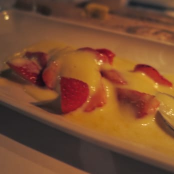 Stromma Netherlands - strawberry dessert w/sabayon sauce - Boat Tours Near Me - Amsterdam, New Hampshire