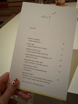 Menu photo 5 abcV New York, NY Menu photo 5 abcV New York, NY