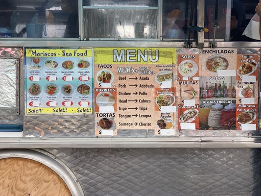 Menu photo 5 Tacos Chapis George, WA