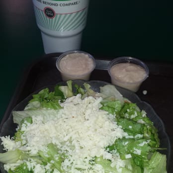 Imo's Pizza - House Salad, Creamy Garlic  Italian  dressing - Pizza Near Me - Saint Louis, Missouri