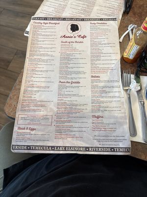 Menu photo 1 Annie's Cafe - Temecula Temecula, CA