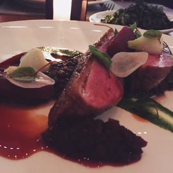 Riverpark - spiced Peking duck breast - New American Near Me - New York, New York Riverpark - spiced Peking duck breast - New American Near Me - New York, New York