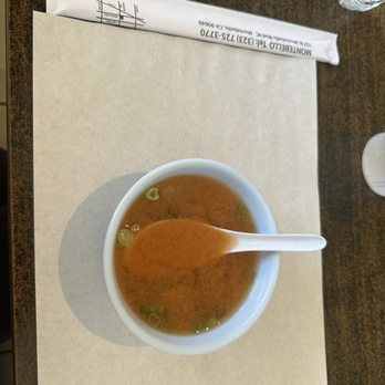 Samurai Sushi & Teriyaki - N14. Miso Soup - Japanese Near Me - Montebello, California Samurai Sushi & Teriyaki - N14. Miso Soup - Japanese Near Me - Montebello, California