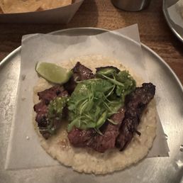 Carne asada taco!