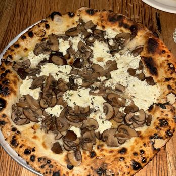 Gjelina - Mushroom pizza - New American Near Me - New York, New York