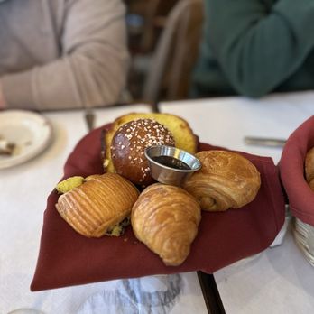 Le Diplomate - Pastry basket we ordered - Brasseries Near Me - Washington, DC, District of Columbia