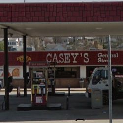 Casey's - Storefront and fuel pumps