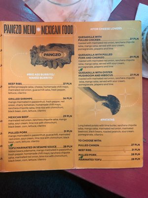 Menu photo 2 Panczo Wrocław, DS Menu photo 2 Panczo Wrocław, DS