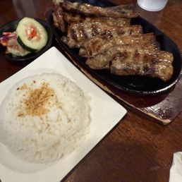 Sizzling Grilled Pork Belly Plate