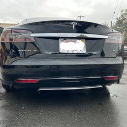 Tesla Model S bumper repair