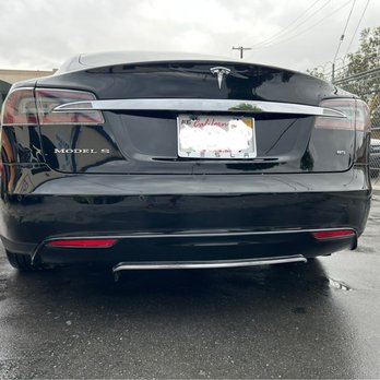 Dura-Glo Collision Center - Tesla Model S bumper repair - Body Shops Near Me - Van Nuys, California