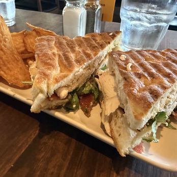 Postino Cinco Ranch - Nine Iron Panini (w/ focaccia bread) - Wine Bars Near Me - Katy, Texas