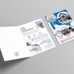 Mud Paw Design House - Folder and Sell sheets for painting company. Design and Print