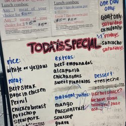 Tropicana Restaurant - Menu