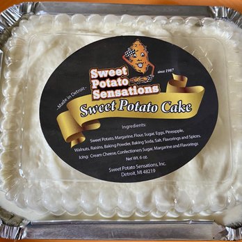 Sweet Potato Sensations - A piece of Sweet Potato Cake. - Bakeries Near Me - Detroit, Michigan