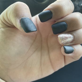 Nail Bar & Spa - Streaks and bumps from not washing hands after she filed them.. - Nail Salons Near Me - Hesperia, California Nail Bar & Spa - Streaks and bumps from not washing hands after she filed them.. - Nail Salons Near Me - Hesperia, California
