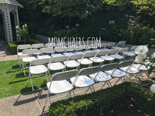 Folding Chair Rental - We offer a variety of folding chairs for rent and can help you setup for all sorts of events!