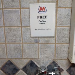Dune's Auto-Truck Plaza - As seen in the Men's Room. Free coffee with fill up.