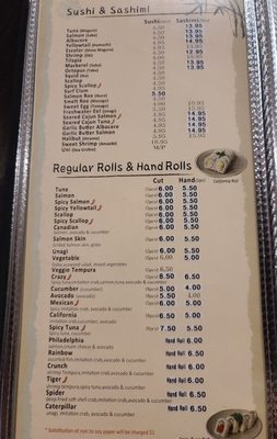 Menu photo 8 Maru Sushi Upland, CA