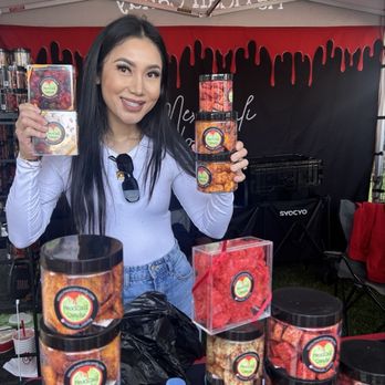 MexiCali Candy - Savady promoting her products! - Candy Stores Near Me - Garden Grove, California