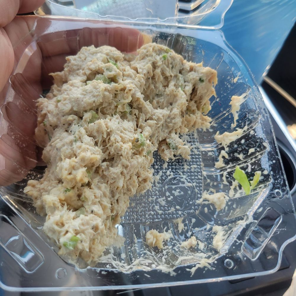 My Lunch Spot - Half eaten tuna with my salad (not pictured) - Sandwiches Near Me - Walnut, California