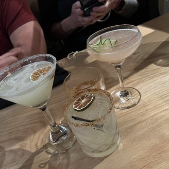 Station 16 - Lemon drop, Gimlet (great!), smoked old fashioned, margarita (I think). They were all well made. - Seafood Near Me - Sacramento, California Station 16 - Lemon drop, Gimlet (great!), smoked old fashioned, margarita (I think). They were all well made. - Seafood Near Me - Sacramento, California