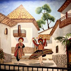 Machu-Picchu Peruvian Restaurant - MACHU PICCHU Mural