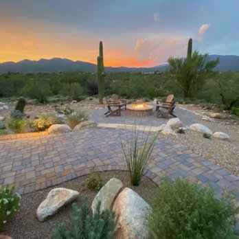 DCJ & Associates - a fire pit in the desert - Landscaping Near Me - Tucson, Arizona DCJ & Associates - a fire pit in the desert - Landscaping Near Me - Tucson, Arizona