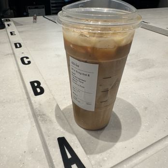 Starbucks - Venti Iced Brown Sugar Oatmilk Shaken Espresso - Coffee & Tea Near Me - San Diego, California