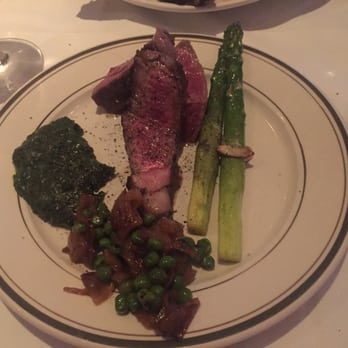 Benjamin Steakhouse - Cream spinach, peas & onions and asparagus - Steakhouses Near Me - White Plains, New York