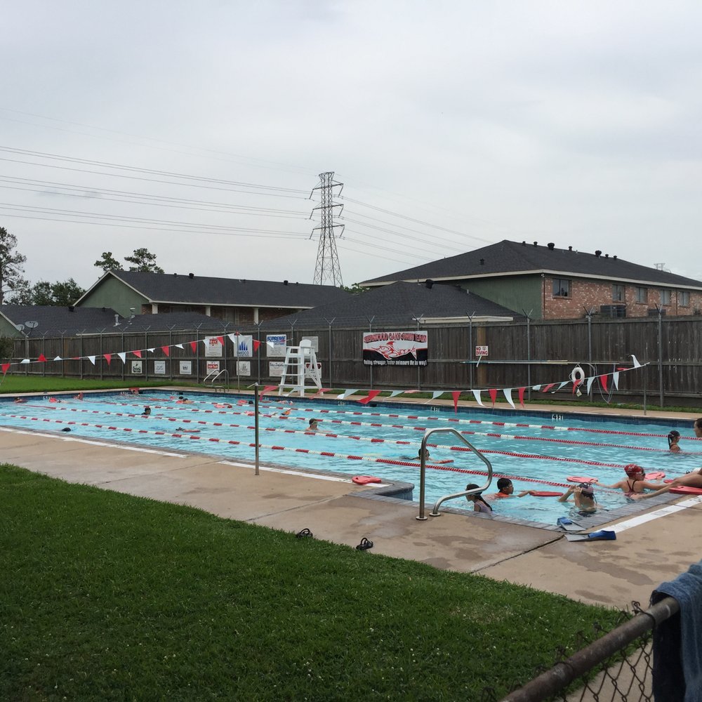 Sherwood Oaks Pool - Swim Team pool lanes. Go Dolphins!!! - Swimming Pools Near Me - Houston, Texas Sherwood Oaks Pool - Swim Team pool lanes. Go Dolphins!!! - Swimming Pools Near Me - Houston, Texas