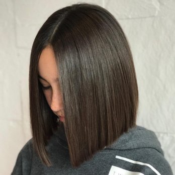 Center Part Bob Hairstyle Miracle Beauty Salon Yelp