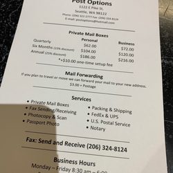 Post Options Business Center