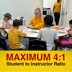 No more than 4 students per instructor.