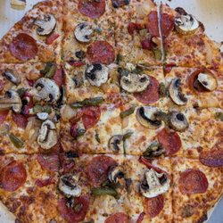 Pizza Hut - Large thin crust. $12