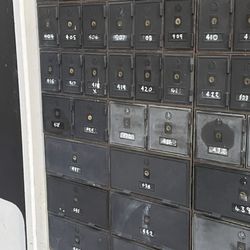 Waterfront Cafe - Post boxes outside on the wall