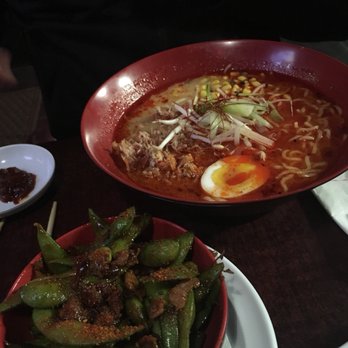 Nama Ramen - Spicy bacon edamame and spicy miso ramen - Ramen Near Me - San Antonio, Texas Nama Ramen - Spicy bacon edamame and spicy miso ramen - Ramen Near Me - San Antonio, Texas